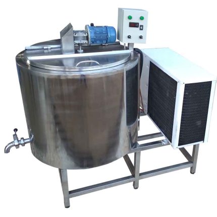 Milk Chiller / Cooler sale in Kenya  After pasteurization, milk is transferred here where temperatures are maintained at 4 degrees. Here, milk can be stored for 4 days. Its shape may vary from vertical cylindrical to U-shaped depending on its capacity from 100 litres to 3000 litres
