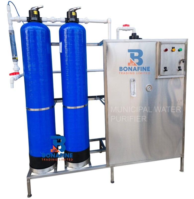 Municipal Water Treatment Plant Solutions for Safe and Sustainable Water Supply Access to clean, safe, and reliable water is one of the most critical responsibilities of any municipality. With increasing population growth, aging infrastructure, and rising water quality standards, municipalities must invest in efficient and dependable municipal water treatment plants. Choosing the right technology partner is just as important as choosing the right treatment system. At Bonafine Trading Limited, we specialize in supplying high-quality municipal water treatment plant solutions that help cities, towns, and local authorities deliver safe drinking water while maintaining efficiency, compliance, and long-term sustainability. What Is a Municipal Water Treatment Plant? A municipal water treatment plant is a system designed to treat raw water from sources such as rivers, lakes, reservoirs, or groundwater and convert it into potable water that meets public health and regulatory standards. The treatment process typically includes: • Screening and pre-filtration • Coagulation and flocculation • Sedimentation • Filtration • Disinfection Each stage plays a vital role in removing physical, chemical, and biological contaminants to ensure water is safe for public consumption. Why Municipal Water Treatment Is More Important Than Ever Modern municipalities face growing challenges when it comes to water treatment: 1. Rising Demand for Clean Water Urban expansion and population growth place increasing pressure on existing water infrastructure. 2. Stricter Water Quality Regulations Governments and regulatory bodies are enforcing higher standards to protect public health. 3. Aging Treatment Infrastructure Many municipalities rely on outdated systems that are inefficient, costly to maintain, and prone to failure. 4. Environmental Sustainability Concerns Water treatment plants must now balance performance with energy efficiency and environmental responsibility. A modern municipal water treatment plant from Bonafine Trading Limited addresses all these challenges with reliable, scalable, and efficient solutions. Why Choose Bonafine Trading Limited for Municipal Water Treatment Plants? Bonafine Trading Limited has earned trust as a dependable supplier of industrial and municipal water treatment solutions. When you partner with bonafinetrading.com, you gain access to: ✔ High-Quality Equipment Bonafine Trading Limited supplies robust, industry-grade water treatment systems designed for long-term municipal use. ✔ Tailored Solutions Every municipality has unique water sources and capacity requirements. Bonafine Trading Limited provides customized treatment solutions based on raw water quality and daily demand. ✔ Cost-Effective Performance Our systems are engineered to minimize operating costs while maximizing efficiency and treatment reliability. ✔ Technical Expertise & Support From system selection to installation guidance, Bonafine Trading Limited supports municipalities at every stage of the project.