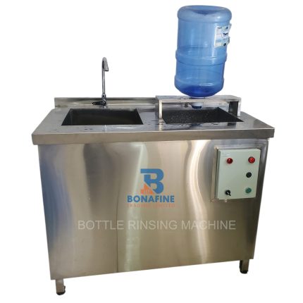 Double Sink Bottle Rinsing Machine Best Prices in Kenya Designed for water bottling plants, these stainless steel bottle rinsing machines ensure hygienic bottle cleaning before filling.