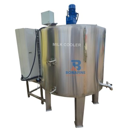 Milk Cooler 1000 Litres – Dairy Farm Bulk Milk Chiller The 1000 litre milk cooling tank rapidly reduces milk temperature to preserve freshness and prevent bacterial growth. Ideal for: Dairy farms and milk collection centers.