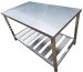 Custom stainless steel work table fabricated by Bonafine Trading in Kenya