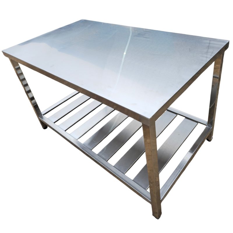 Custom stainless steel work table fabricated by Bonafine Trading in Kenya